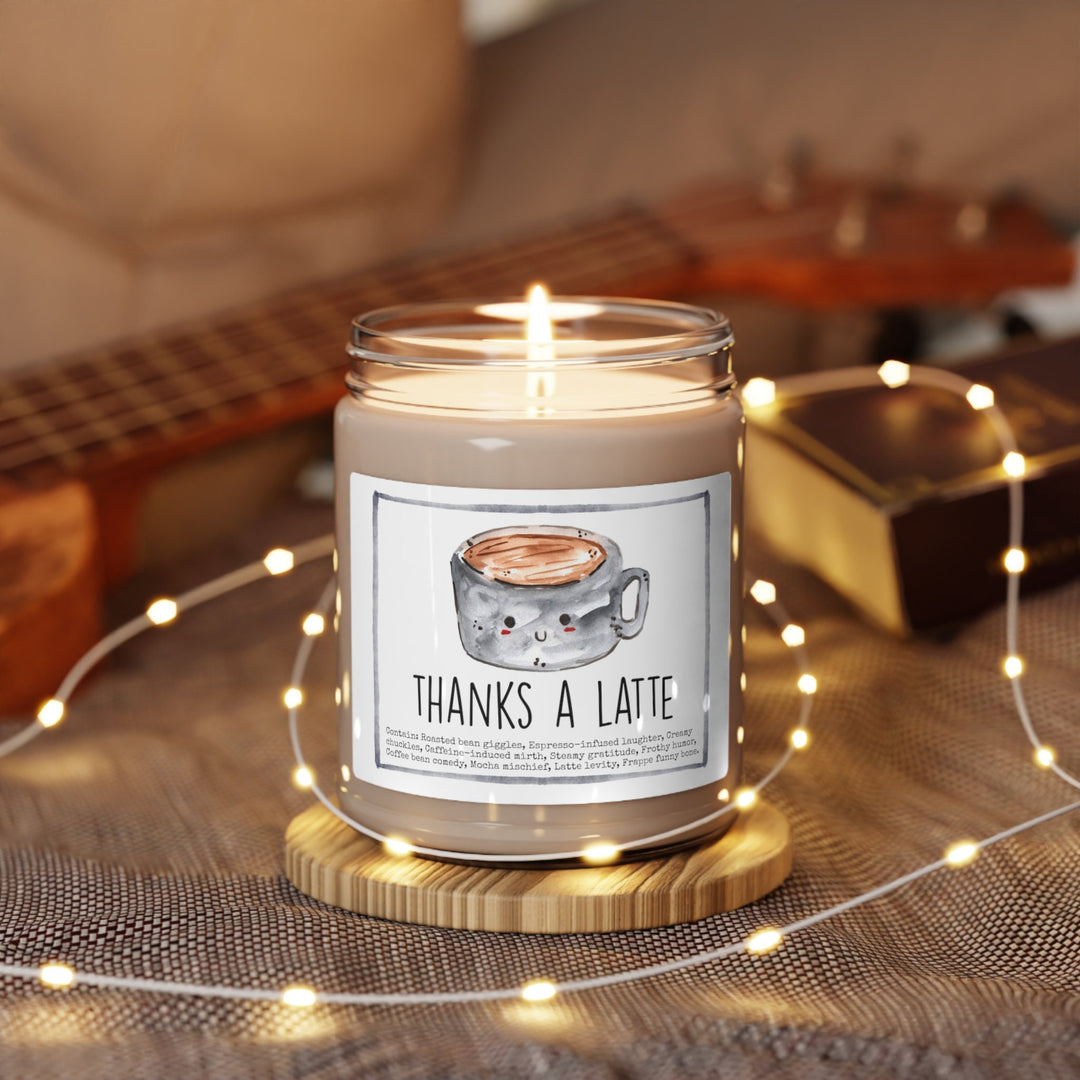 Coffee Thank You - 9oz Soy Candle, Birthday,  Friend, Birthday Gift, Men Women