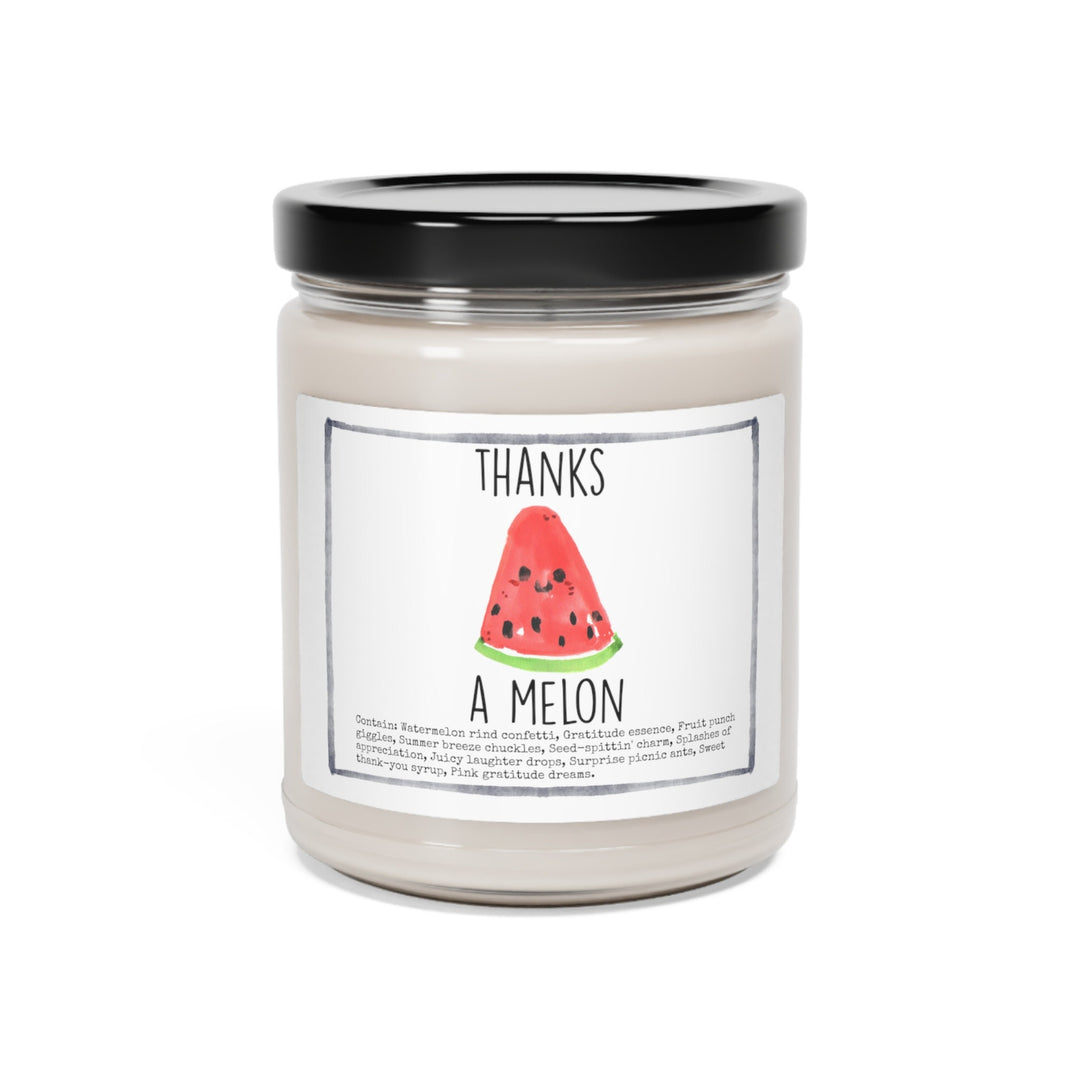 Watermelon Thank You - 9oz Soy Candle, Birthday,  Friend, Birthday Gift, Men Women