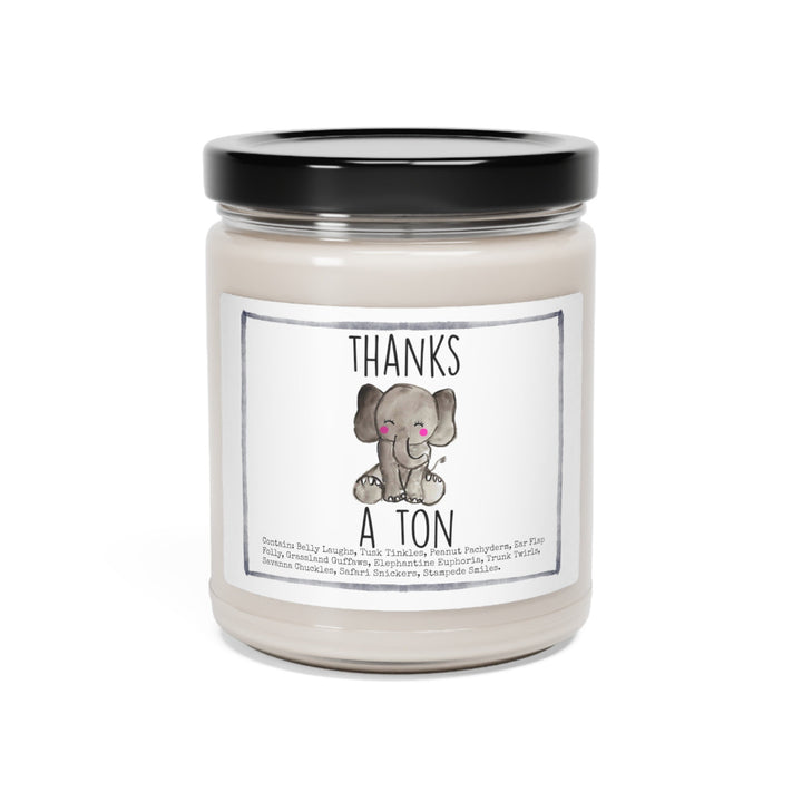 Elephant Thank You - 9oz Soy Candle, Birthday,  Friend, Birthday Gift, Men Women