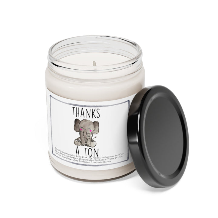 Elephant Thank You - 9oz Soy Candle, Birthday,  Friend, Birthday Gift, Men Women