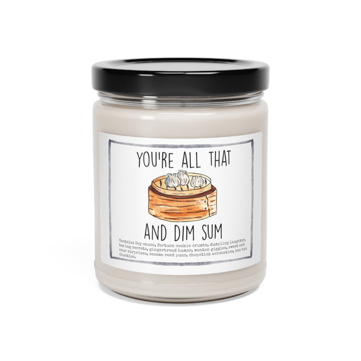 Dim Sum Thank You - 9oz Soy Candle, Birthday,  Friend, Birthday Gift, Men Women