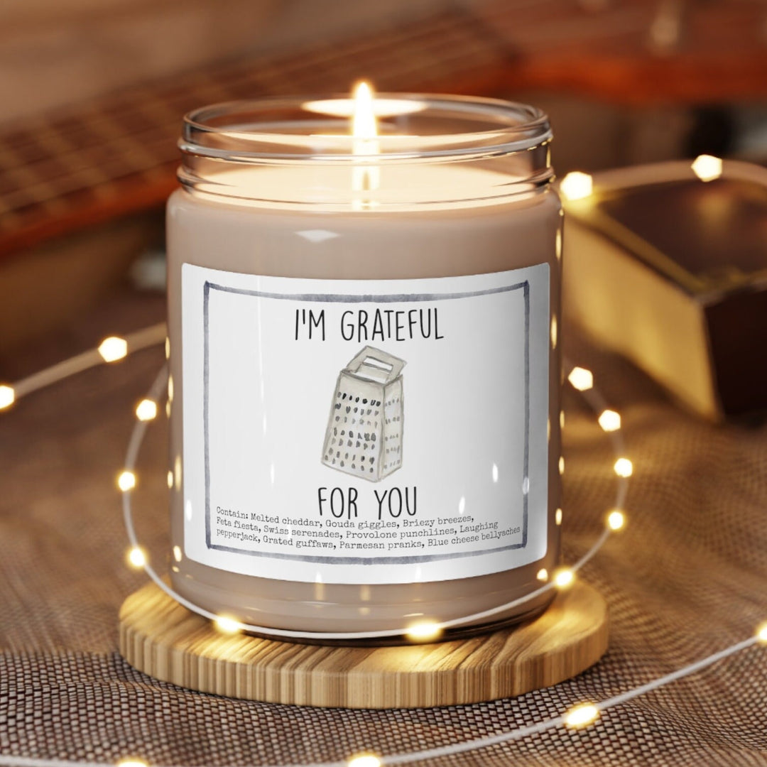 Italian Thank You - 9oz Soy Candle, Birthday,  Friend, Birthday Gift, Men Women