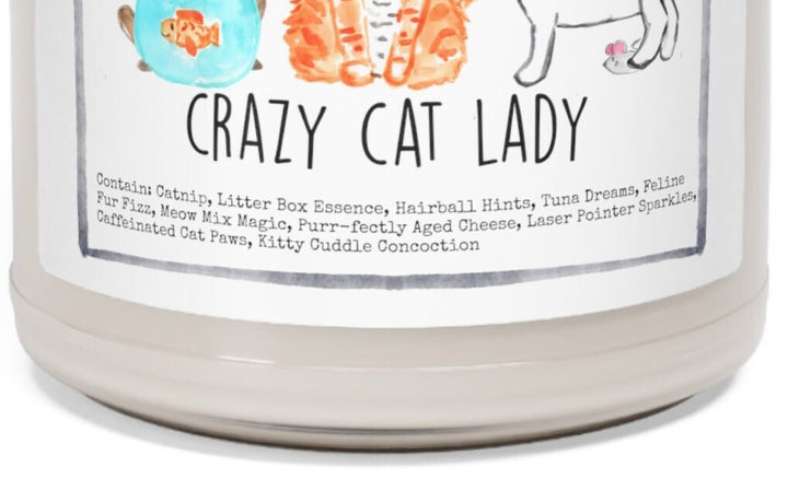 Cat Lover - 9oz Soy Candle, Birthday,  Friend, Birthday Gift, Men Women