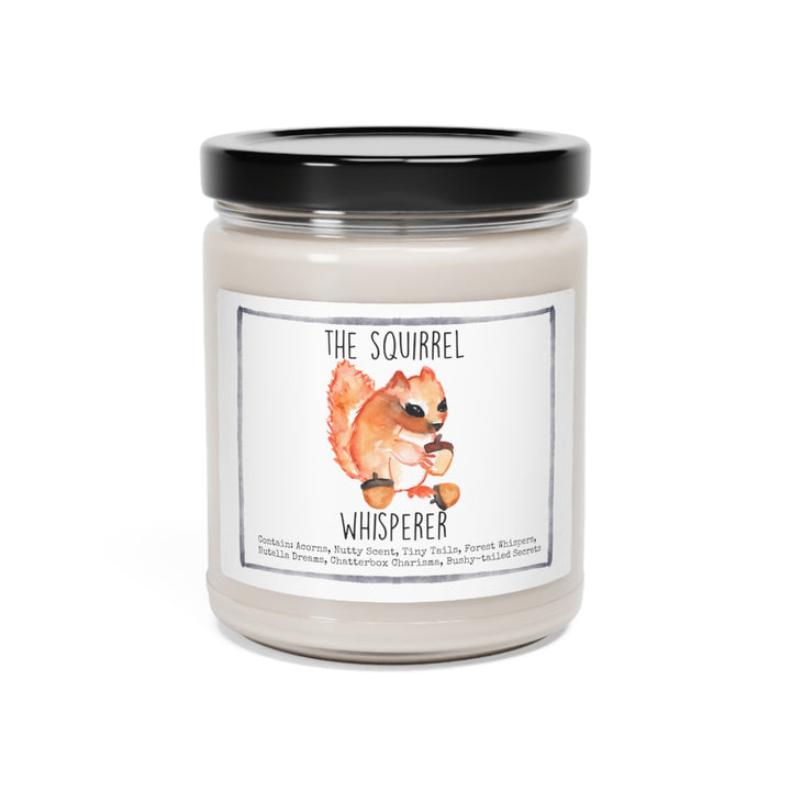 Squirrel - 9oz Soy Candle, Birthday,  Friend, Birthday Gift, Men Women