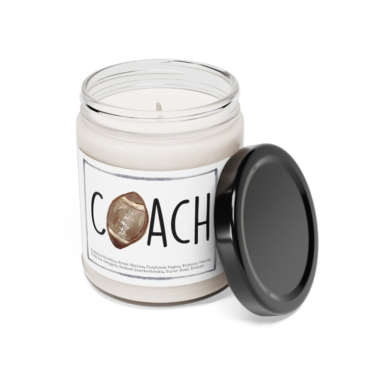 Football Coach - 9oz Soy Candle, Birthday,  Friend, Birthday Gift, Men Women