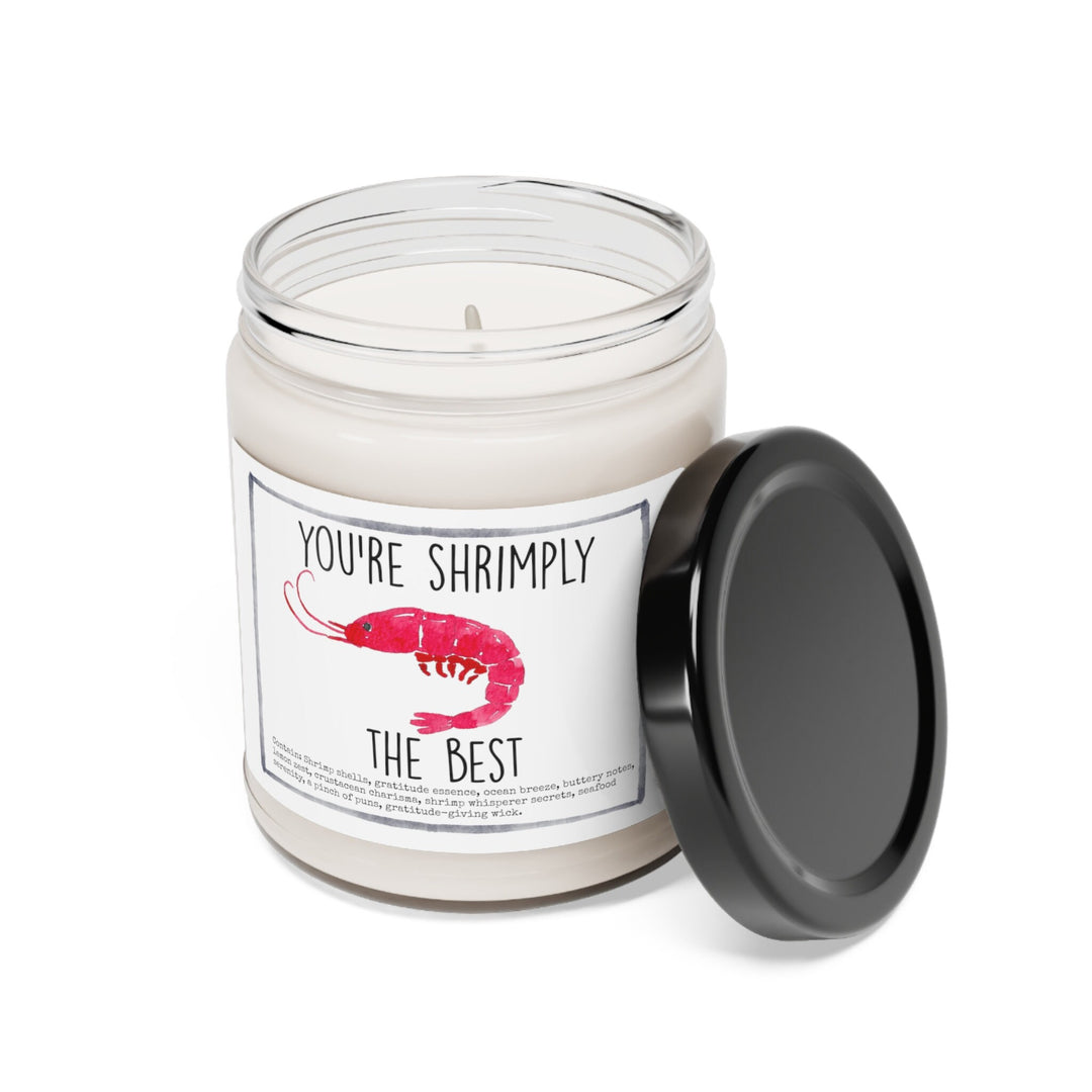 Shrimp Thank You - 9oz Soy Candle, Birthday,  Friend, Birthday Gift, Men Women