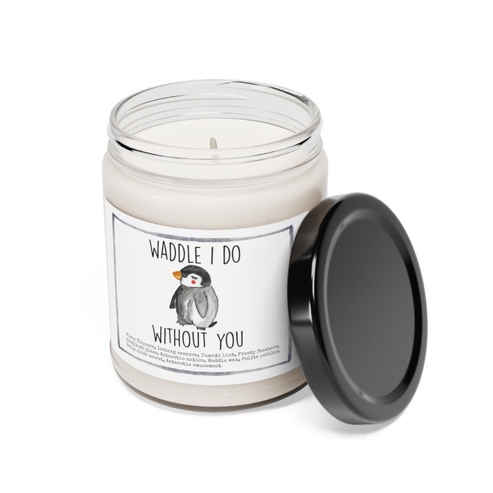 Penguin Thank You - 9oz Soy Candle, Birthday,  Friend, Birthday Gift, Men Women