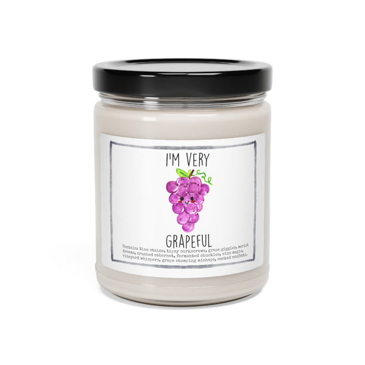 Grape Thank You - 9oz Soy Candle, Birthday,  Friend, Birthday Gift, Men Women