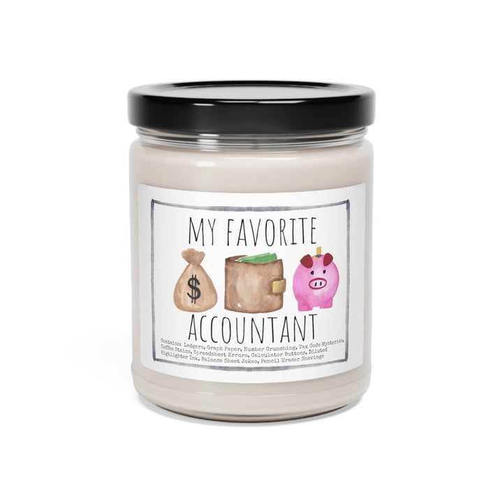 Accountant Cpa- 9oz Soy Candle, Birthday,  Friend, Birthday Gift, Men Women 1A