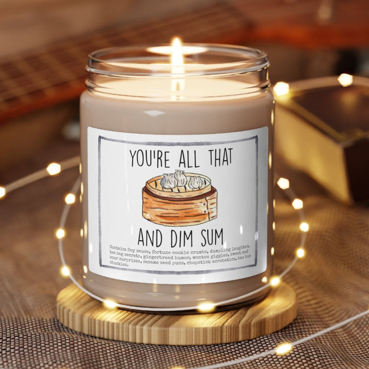 Dim Sum Thank You - 9oz Soy Candle, Birthday,  Friend, Birthday Gift, Men Women