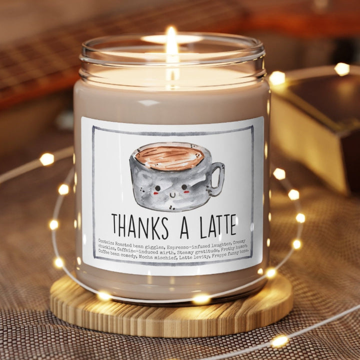 Coffee Thank You - 9oz Soy Candle, Birthday,  Friend, Birthday Gift, Men Women