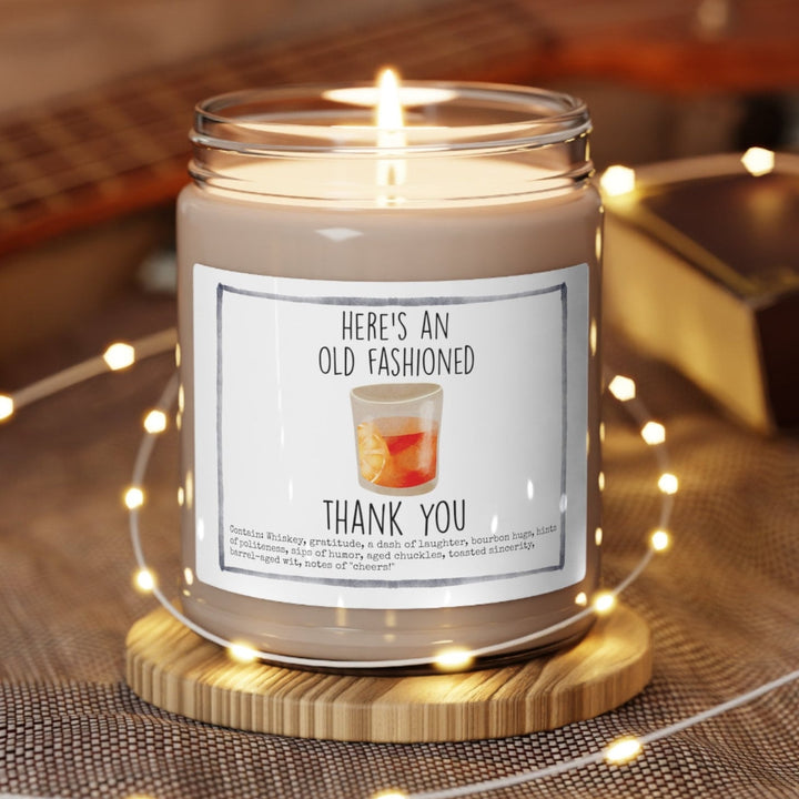 Thank You - 9oz Soy Candle, Birthday,  Friend, Birthday Gift, Men Women