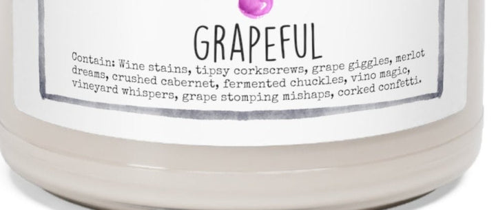 Grape Thank You - 9oz Soy Candle, Birthday,  Friend, Birthday Gift, Men Women