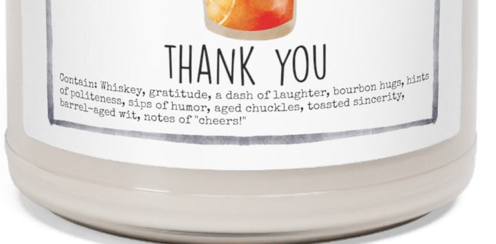 Thank You - 9oz Soy Candle, Birthday,  Friend, Birthday Gift, Men Women