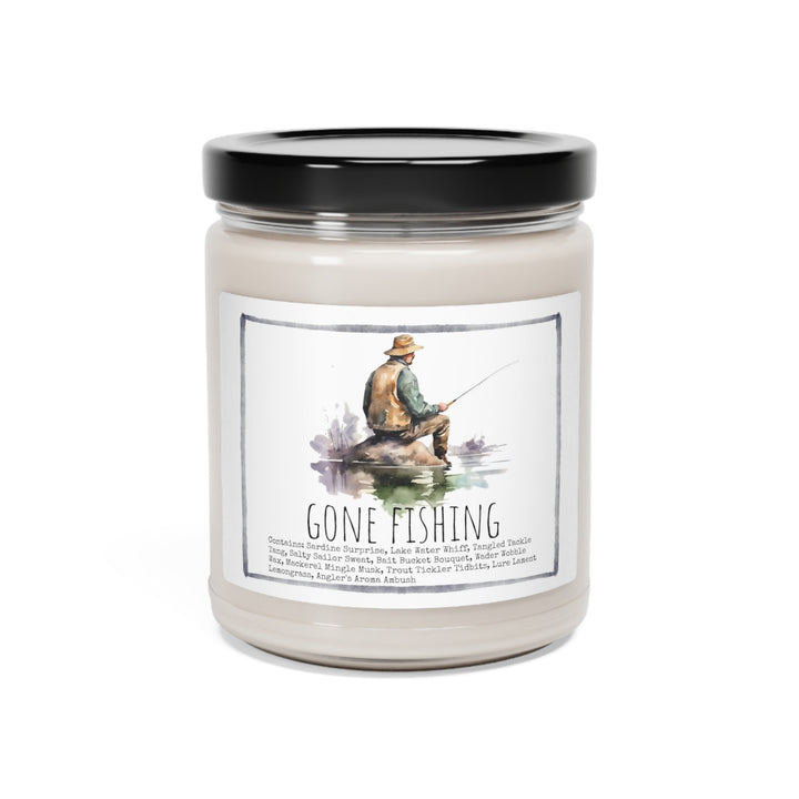 Fishing - 9oz Soy Candle, Birthday,  Friend, Birthday Gift, Men Women 1B