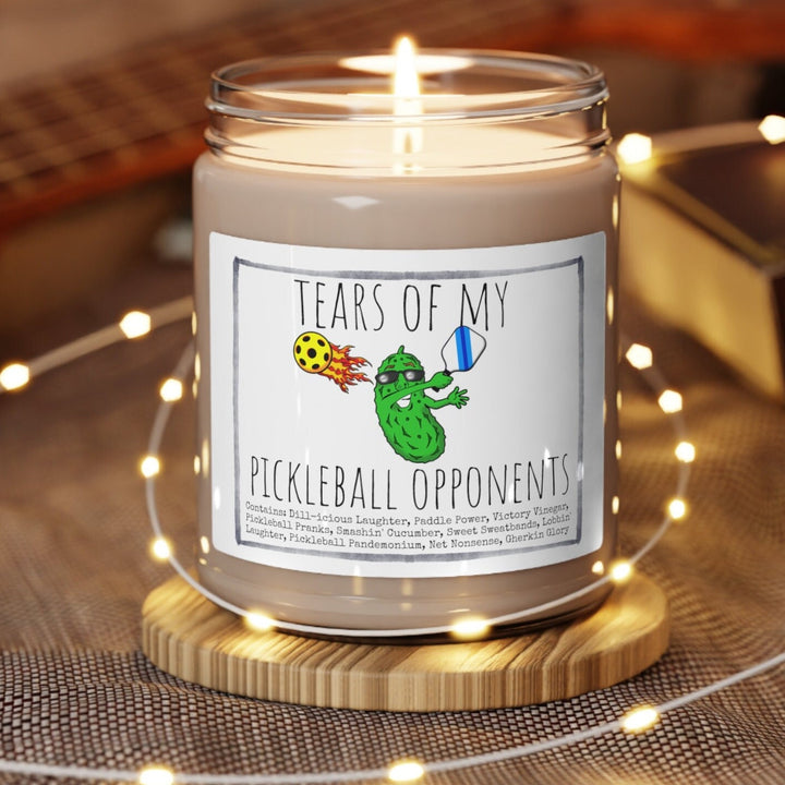 Pickleball - 9oz Soy Candle, Birthday,  Friend, Birthday Gift, Men Women 1B