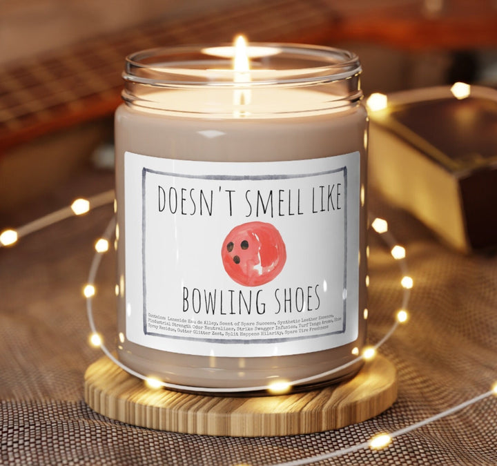 Bowling - 9oz Soy Candle, Birthday,  Friend, Birthday Gift, Men Women