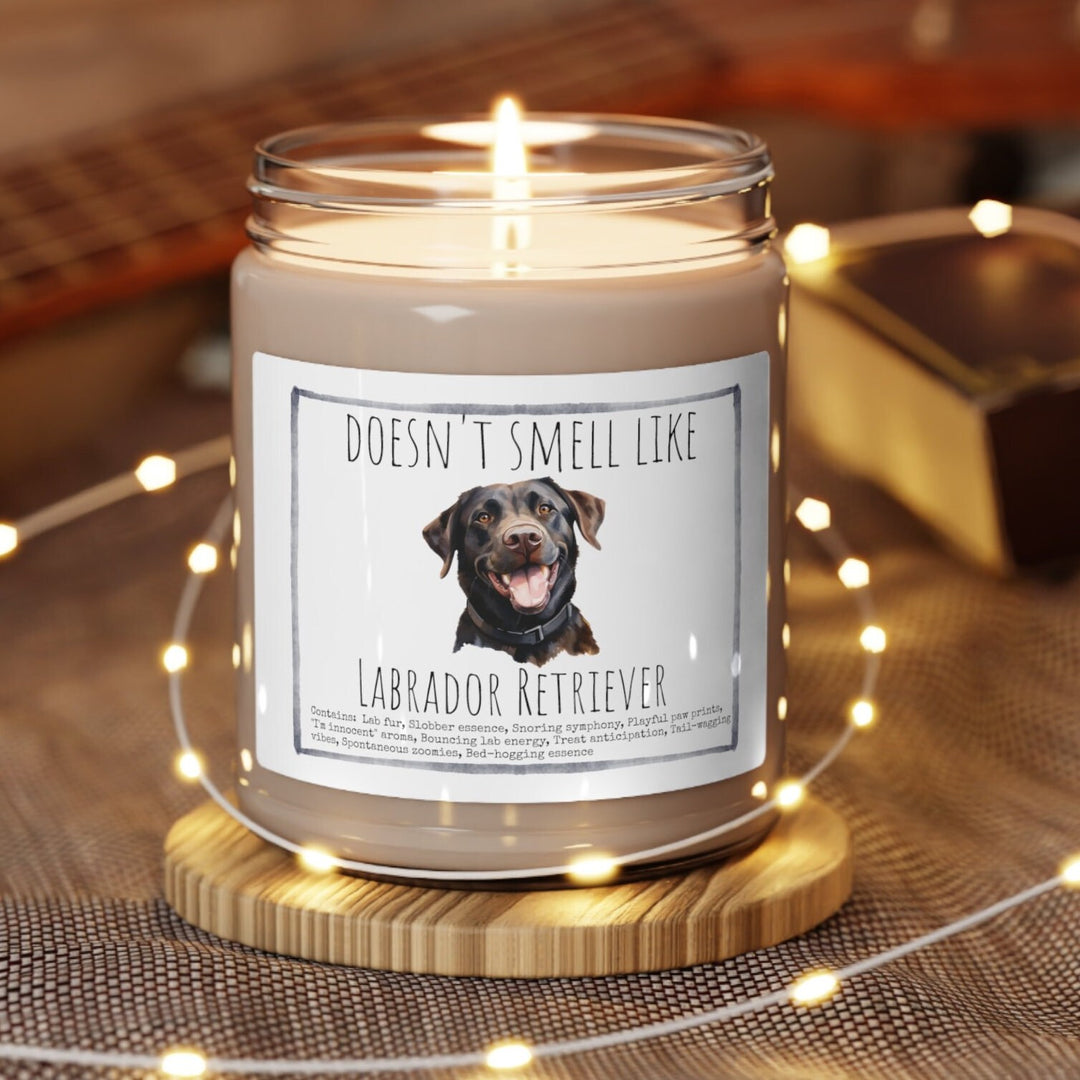 Labrador Dog - 9oz Soy Candle, Birthday,  Friend, Birthday Gift, Men Women