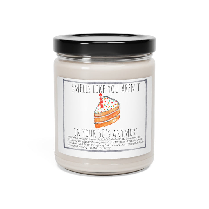 60th Birthday - 9oz Soy Candle, Birthday,  Friend, Birthday Gift, Men Women