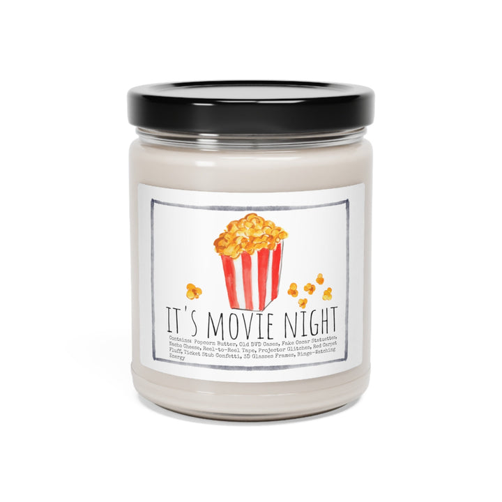 Popcorn Movie - 9oz Soy Candle, Birthday,  Friend, Birthday Gift, Men Women