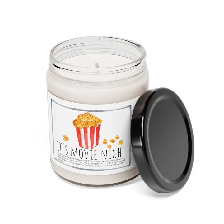 Popcorn Movie - 9oz Soy Candle, Birthday,  Friend, Birthday Gift, Men Women