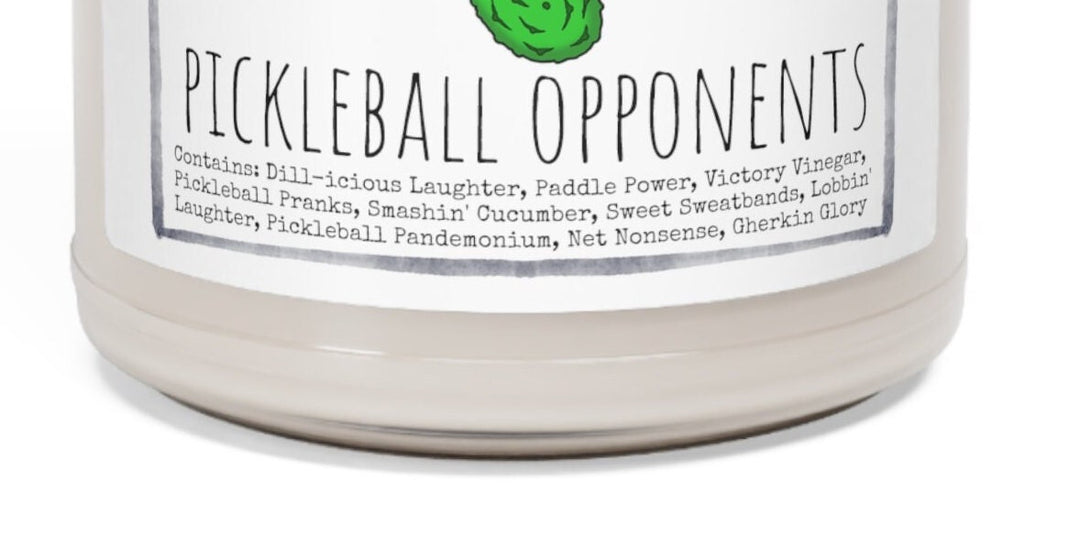 Pickleball - 9oz Soy Candle, Birthday,  Friend, Birthday Gift, Men Women 1B