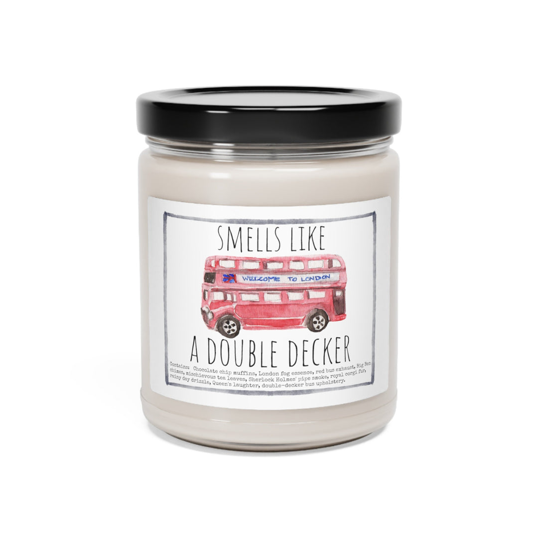 England Bus - 9oz Soy Candle, Birthday,  Friend, Birthday Gift, Men Women