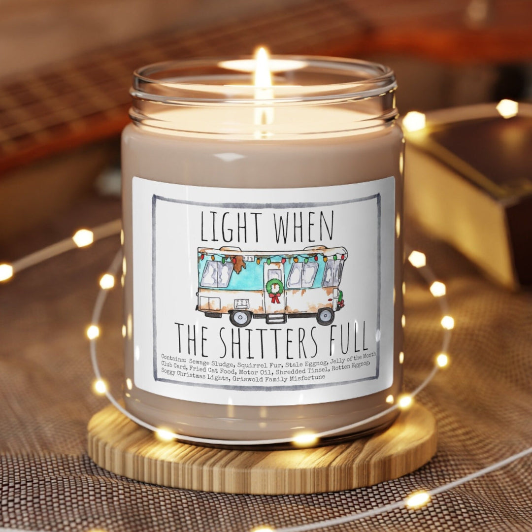 Christmas Bathroom  - 9oz Soy Candle, Birthday,  Friend, Birthday Gift, Men Women