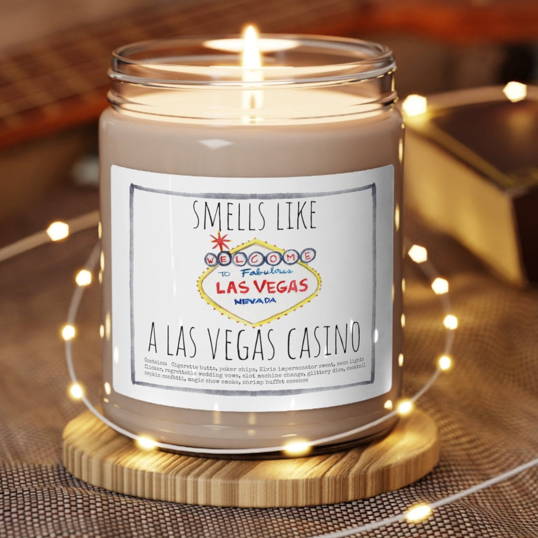 Las Vegas - 9oz Soy Candle, Birthday,  Friend, Birthday Gift, Men Women 1N