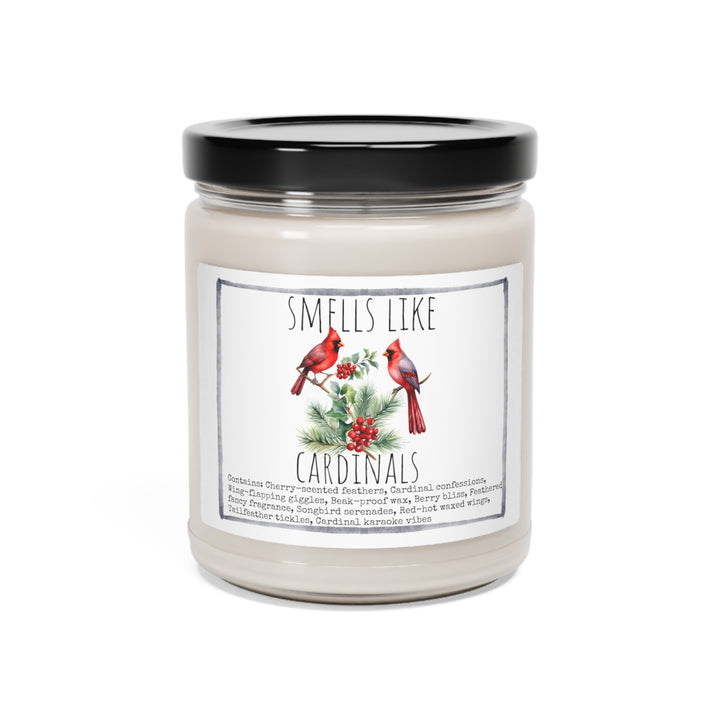 Cardinal BIrd - 9oz Soy Candle, Birthday,  Friend, Birthday Gift, Men Women