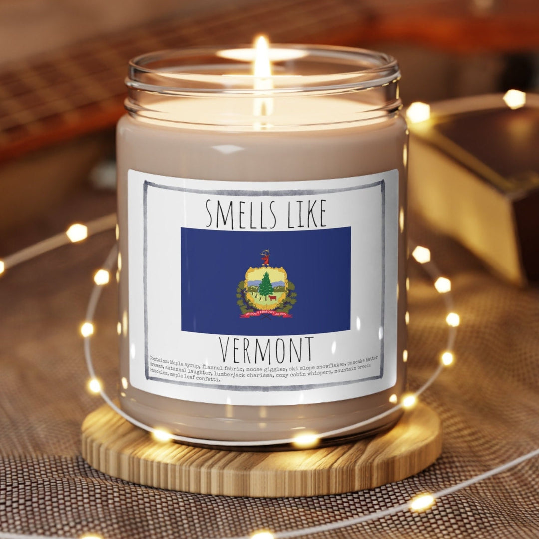 Vermont - 9oz Soy Candle, Birthday,  Friend, Birthday Gift, Men Women