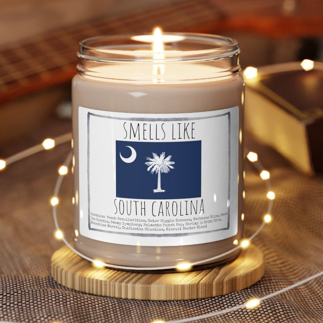 South Carolina - 9oz Soy Candle, Birthday,  Friend, Birthday Gift, Men Women