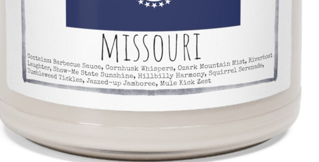 Missouri - 9oz Soy Candle, Birthday,  Friend, Birthday Gift, Men Women