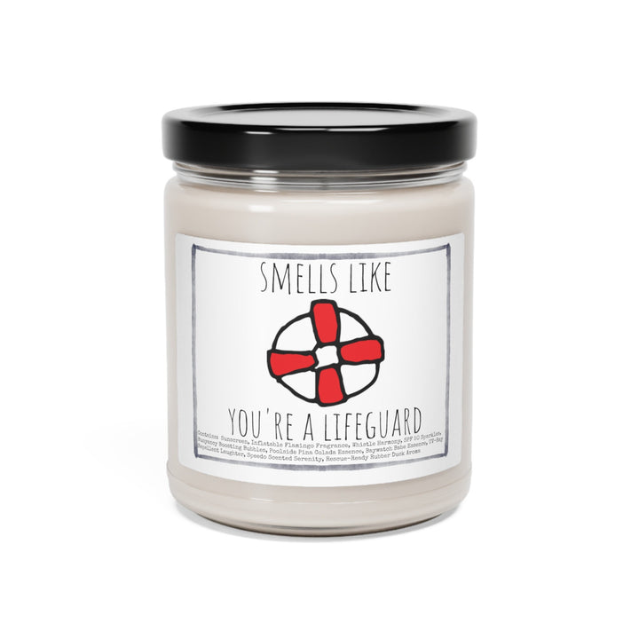 Lifeguard - 9oz Soy Candle, Birthday,  Friend, Birthday Gift, Men Women