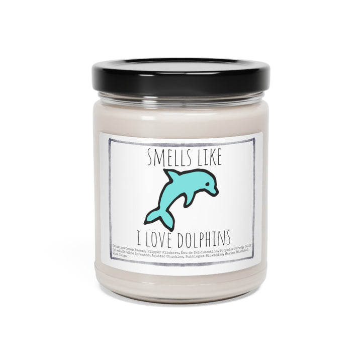 Dolphin - 9oz Soy Candle, Birthday,  Friend, Birthday Gift, Men Women