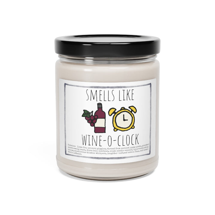 Wine O Clock - 9oz Soy Candle, Birthday,  Friend, Birthday Gift, Men Women