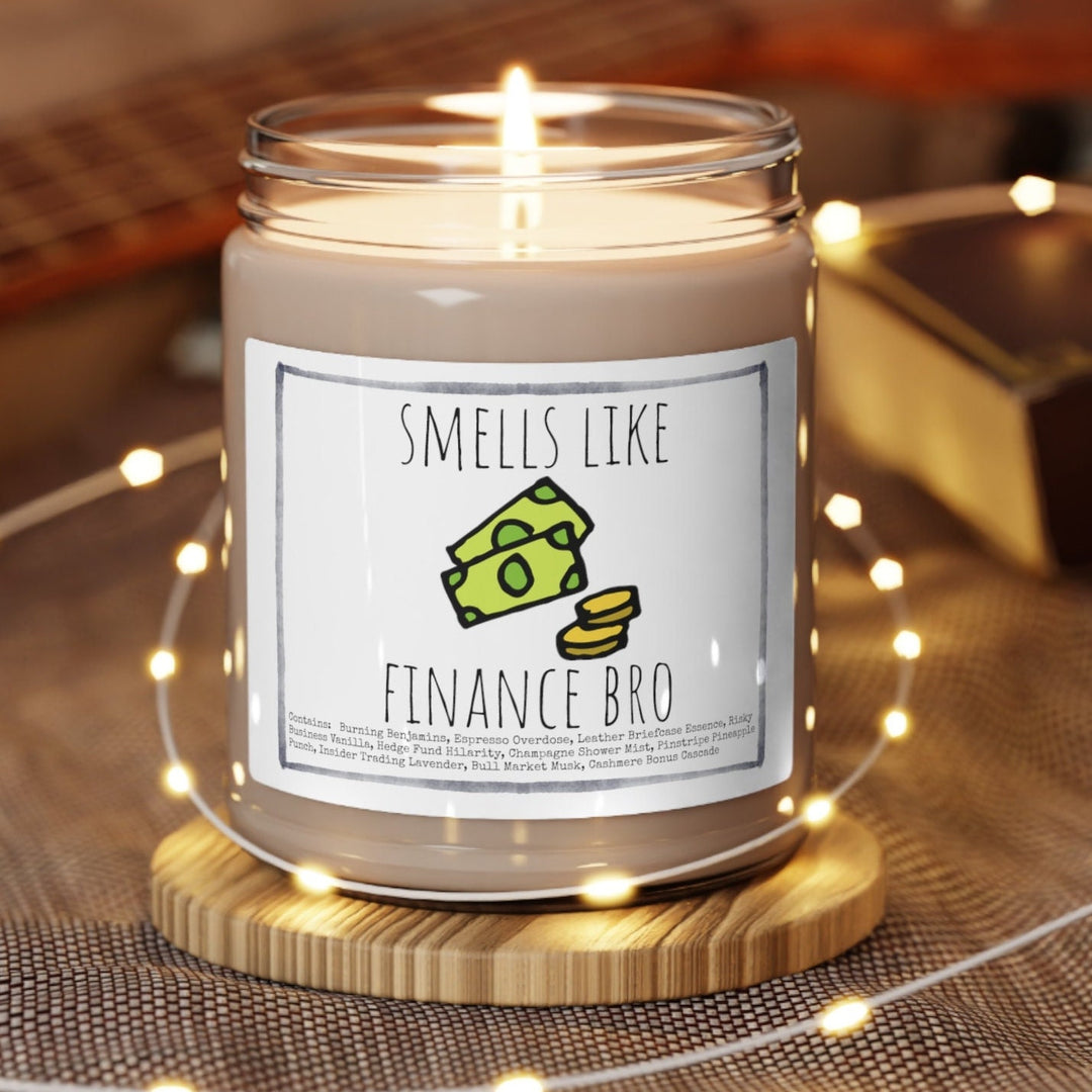 Finance Money - 9oz Soy Candle, Birthday,  Friend, Birthday Gift, Men Women