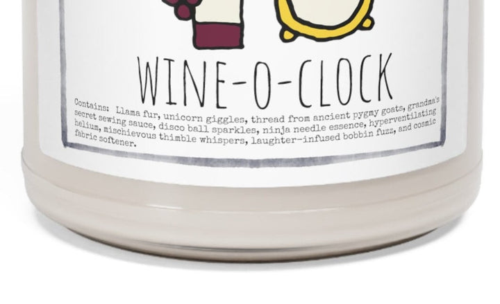 Wine O Clock - 9oz Soy Candle, Birthday,  Friend, Birthday Gift, Men Women