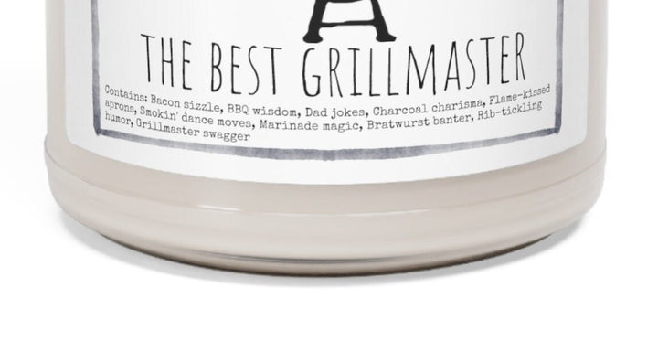 BBQ Grillmaster - 9oz Soy Candle, Birthday,  Friend, Birthday Gift, Men Women