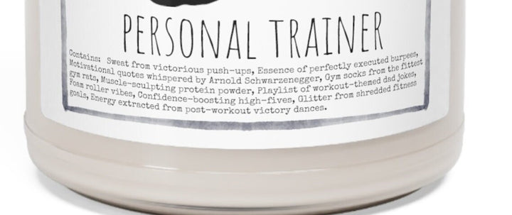 Personal Trainer - 9oz Soy Candle, Birthday,  Friend, Birthday Gift, Men Women