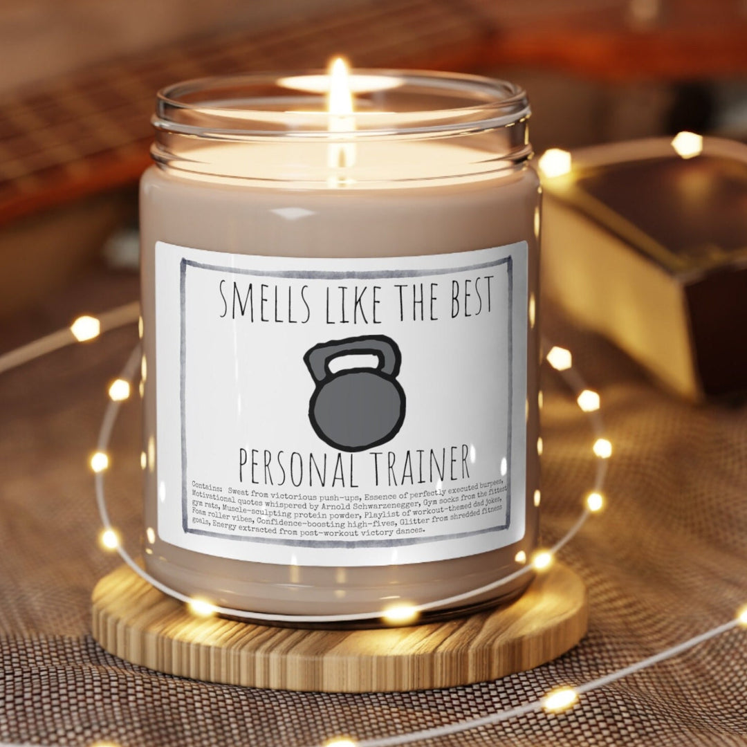 Personal Trainer - 9oz Soy Candle, Birthday,  Friend, Birthday Gift, Men Women 1B