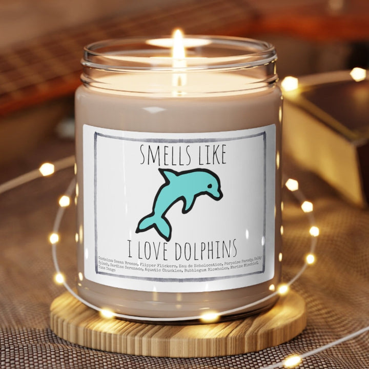 Dolphin - 9oz Soy Candle, Birthday,  Friend, Birthday Gift, Men Women