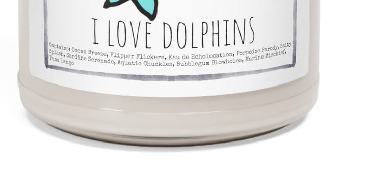 Dolphin - 9oz Soy Candle, Birthday,  Friend, Birthday Gift, Men Women