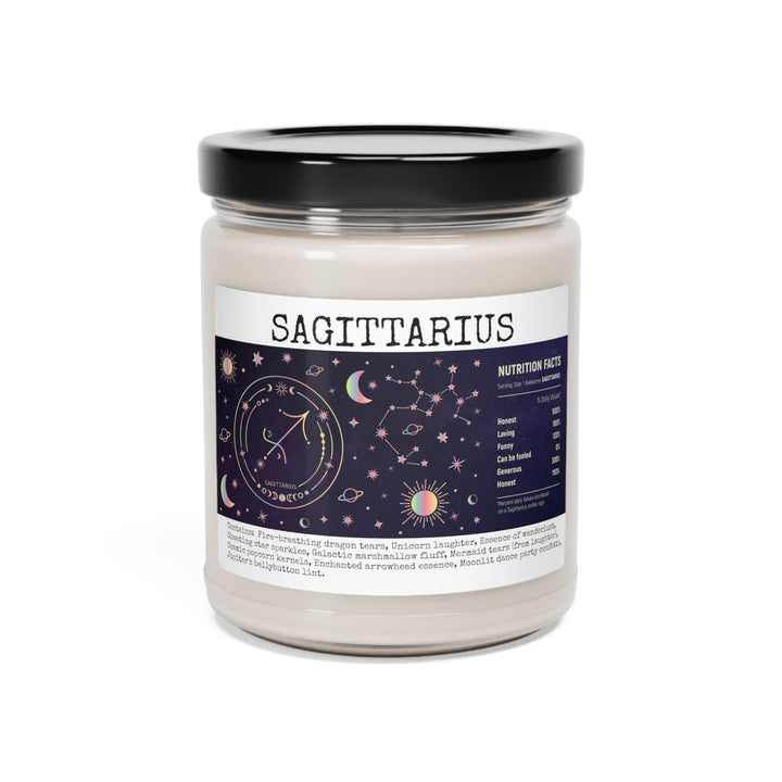 Sagittarius - 9oz Soy Candle, Birthday,  Friend, Birthday Gift, Men Women