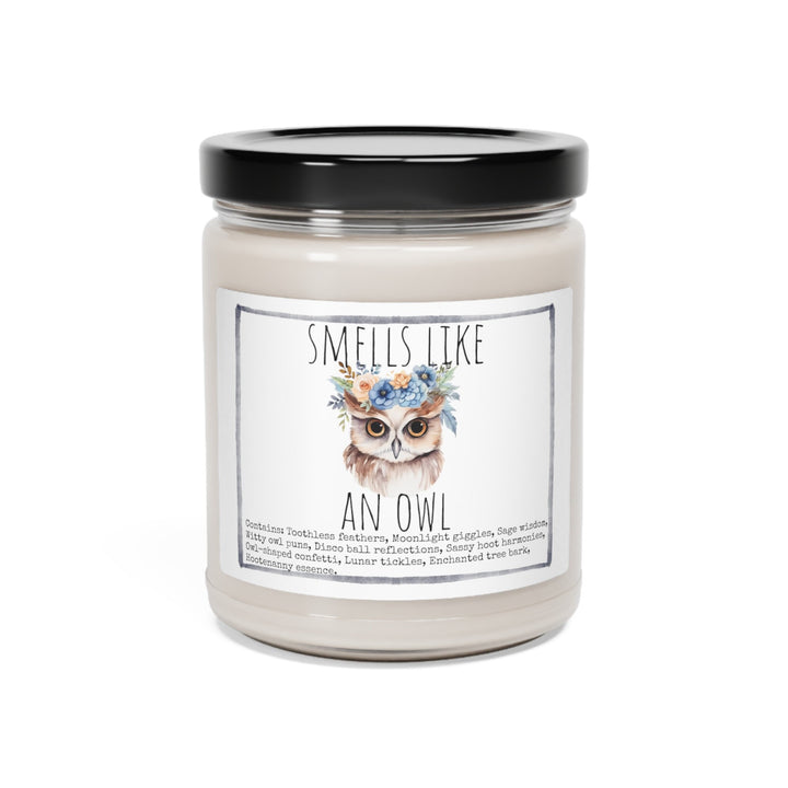 Owl - 9oz Soy Candle, Birthday,  Friend, Birthday Gift, Men Women 1A