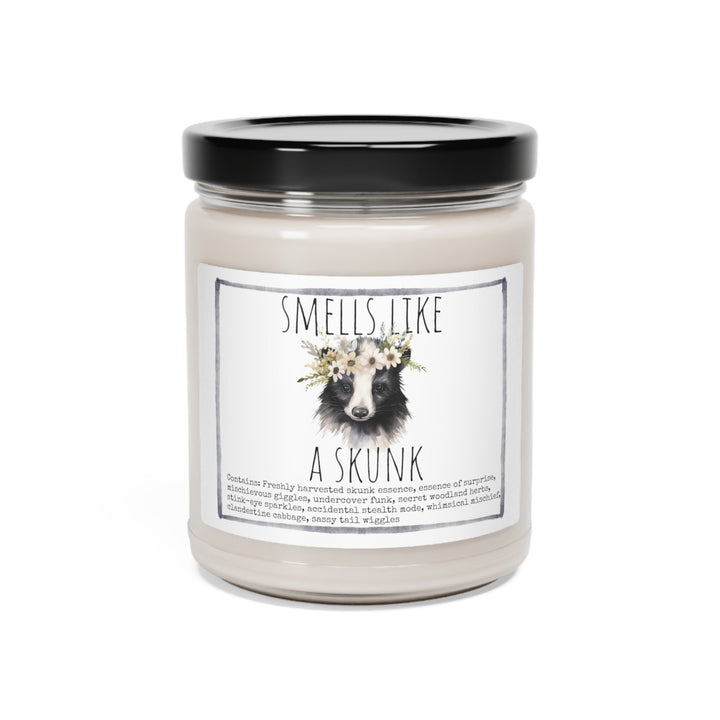 Skunk - 9oz Soy Candle, Birthday,  Friend, Birthday Gift, Men Women