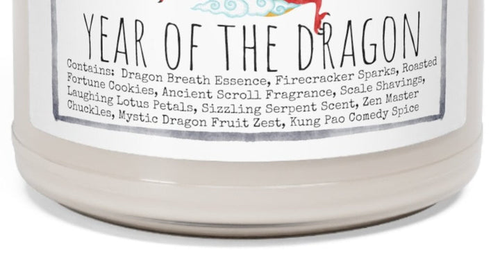 Dragon Year - 9oz Soy Candle, Birthday,  Friend, Birthday Gift, Men Women