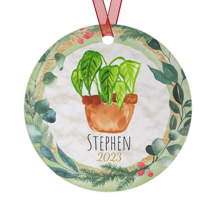 Plant - Christmas Ornament, Ceramic, Funny Personalized, Tree Decoration