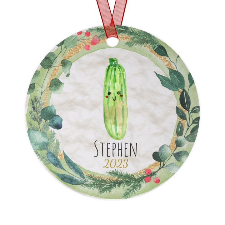 Pickle - Christmas Ornament, Ceramic, Funny Personalized, Tree Decoration 1B