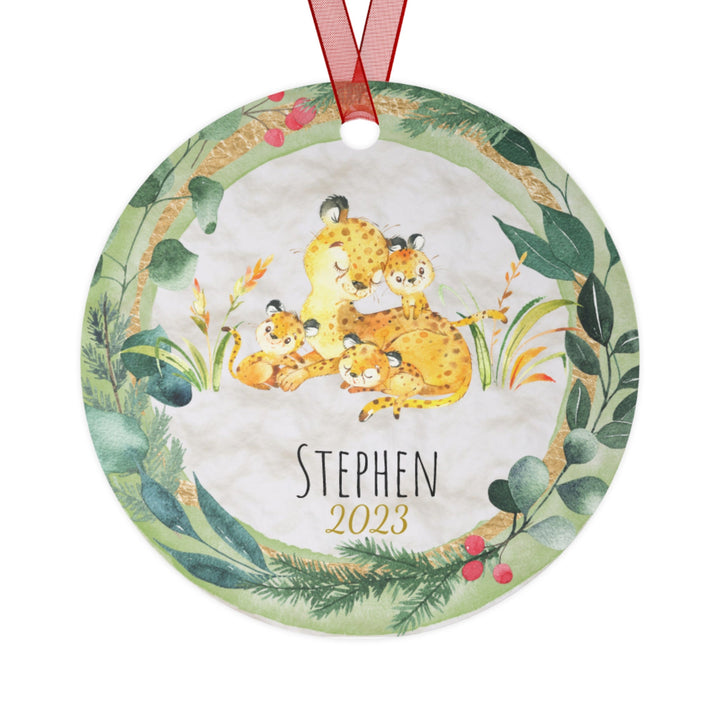 Mother's Day Cheetah - Christmas Ornament, Ceramic, Funny Personalized, Tree Decoration 3